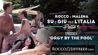 RoccoSiffredi Orgy Party by the Pool