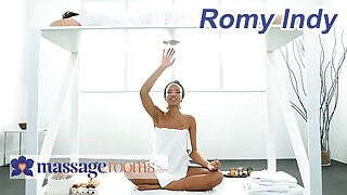 Massage Rooms Surprise Cock Massage by Romy Indy for Lucky Guy
